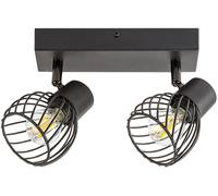 Rabalux Aberama plafonnier 2x10 W noir 73002