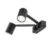Rabalux Karter applique murale 2x5 W noir 73028