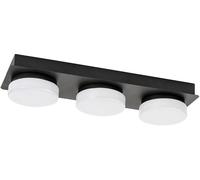 Rabalux Attichus plafonnier 3x6 W blanc-noir 75003