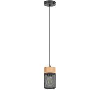 Rabalux Callum lampe suspendue 1x25 W noir-bois 72041