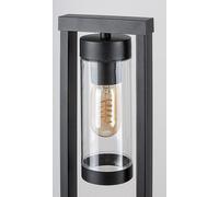 Rabalux Colonne de jardin noire Kolta pour ampoule E27 80cm 7387