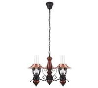 Rabalux Enna lampe suspendue 3x40 W noir-marron 7860