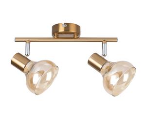 Rabalux Holly plafonnier 2x40 W laiton-ambré 5547