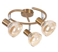 Rabalux Holly plafonnier 3x40 W laiton-ambré 5549