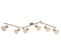 Rabalux Holly plafonnier 6x40 W laiton-ambré 5553