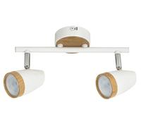 Rabalux Karen plafonnier 2x4 W blanc-bois 5565