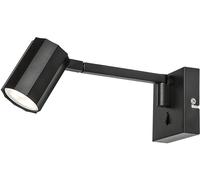 Rabalux Karter applique murale 1x5 W noir 73027