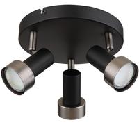 Rabalux Konrad plafonnier 3x50 W noir-argenté 73013