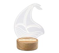 Rabalux Akali lampe de table 1x2 W transparent-bois 76001