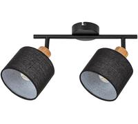 Rabalux Miguel plafonnier 2x40 W noir-bois 3245