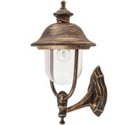 Rabalux New York applique murale extérieure 1x100 W transparent-doré 8697
