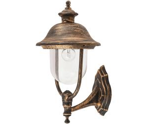 Rabalux New York applique murale extérieure 1x100 W transparent-doré 8697
