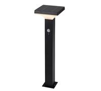 Rabalux Noir lumière de jardin solaire LED avec détecteur de mouvement Geleen 4W IP44 50cm 77045