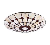 Rabalux Plafonnier Tiffany Marvel - Marron