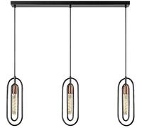 Rabalux Rovier lampe suspendue 3x40 W noir-cuivre 72264