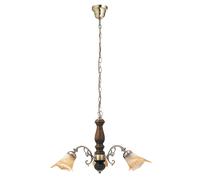 Rabalux Rustic 3 lampe suspendue 3x40 W laiton-marron 7093