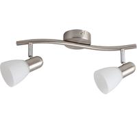 Rabalux Plafonnier Soma 2x40 W blanc-chrome 6302