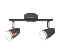 Rabalux Karen plafonnier 2x4 W noir-chrome 6513
