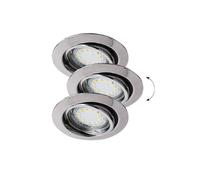 Rabalux Spot plafond 3 lampes - Argent