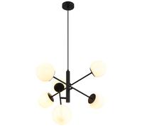 Rabalux Suspension Meduza verre - Noir