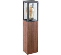 Rabalux Wales lampadaire extérieur 1x60 W transparent-bois 7196
