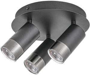 Rabalux Zircon plafonnier 3x5 W noir-argenté 5071