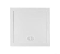 Rabat de porte d'inspection résistant avec interrupteur rotatif pour installation murale dans la plomberie, le chauffage et les applications électriques (250 x 250 mm)