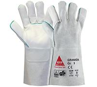 Rabbit Safety Gants de soudeur légers en cuir de vachette Motif lapin Taille 9