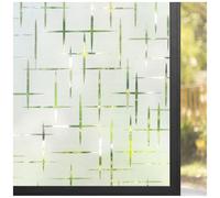 rabbitgoo Film Fenetre Anti Regard à Motif Croix, Dépoli, 44.5x400cm
