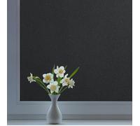 rabbitgoo Film Fenetre Anti Regard Film Occultant Fenêtre Noir 45x200cm Film Opaque pour Vitre Anti UV Dépoli pour Bureau Maison