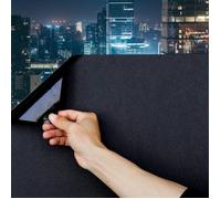 Rabbitgoo Film Fenetre Anti Regard Film Occultant Fenêtre Noir 60x300cm Film Opaque pour Vitre Anti UV Dépoli pour Bureau Maison