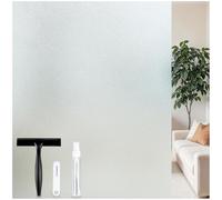 rabbitgoo Film Fenetre Anti Regard, Sans Colle, Blanc Givré, 90x400cm