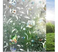 Rabbitgoo Film Occultant pour Fenêtre Film Décoratif Electrostatique pour Vitrage Anti-UV Protection du vis-à-vis--60*200CM