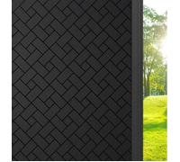 Rabbitgoo Film occultant pour fenetre Film pour vitre-Tout Noir Autocollant-Film Occultant Opaque-Protection UV-90 * 200CM