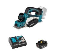 Rabot 18V DKP180Z + 1 batterie BL1850B 18V 5 Ah + 1 chargeur rapide DC18RC MAKITA