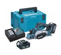 Rabot 18V LXT largeur 82 mm (2x5,0 Ah) en MAKPAC - MAKITA DKP180RTJ