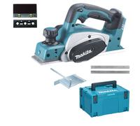 Makita DKP180ZJ Rabot Sans-fil - 18V Li-ion - 82 Mm - 2 Mm - MAKPAC - Machine Seule