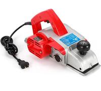Rabot à bois électrique - Rabot manuel - Largeur de rabotage 82 mm - 800 W - Rouge