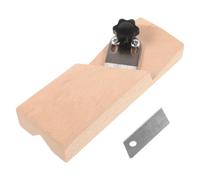 Rabot à Chanfreiner Manuel pour Bois, Coupe Précise Multi-usage | Acier Beige, Portable et Pratique, Finition Nette pour Chants, Panneaux, Bords, Usage Atelier