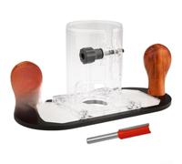 Rabot à Main Aluminium Alliage 24cm Réglable | Construction métal , pour poids plume, cutter inclus, rainurage pour précis, usage pro