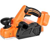 Rabot à main sans fil, largeur de coupe de 82 mm, rabot électrique à main de 15 000 tr/min avec moteur sans balais, profondeur de coupe réglable pour le travail du bois, compatible avec une batterie 1