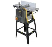 Fartools Rabot Dégauchisseur 1500W, largeur coupe 254mm, table en alu 280x265mm, réglage de passe 0-3mm, hotte d'aspiration, piètement métal
