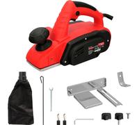 Rabot électrique 710 watts. Largeur de coupe 82 mm. Profondeur 2 mm. Rabot à bois électrique menuisier avec base aluminium/acier