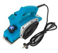 Rabot électrique à main, puissance 800 W, vitesse 16 000 tr/min, bleu, UE