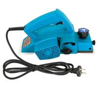 Rabot électrique, conception ergonomique, compact et portable, bleu
