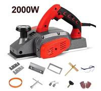 Rabot électrique et fraiseuse - Fraiseuse électrique portative 220V - Puissance élevée - Pour le fraisage et le gravage du bois - Fraiseuse à rainure - Utilisation manuelle - Prise européenne