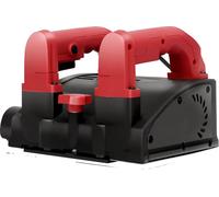 Rabot électrique mural, puissance 1 200 W, largeur de rabotage 16 cm, rouge et noir, UE