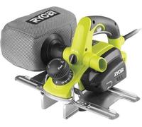 Rabot Électrique RYOBI 750W, 82 mm Largeur, 2 mm Profondeur, 0-12 mm Feuillure, EPN7582NHG, 2 Fers Réversibles, 2 Guides Parallèles