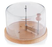 Rabot girolle à fromage en bois + cloche - 77080 - Planum - KELA LINE