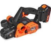 Rabot manuel sans fil 20V - 800W - vitesse de rotation 16.000 tr/min - large prise de rabotage avec aspiration des poussières